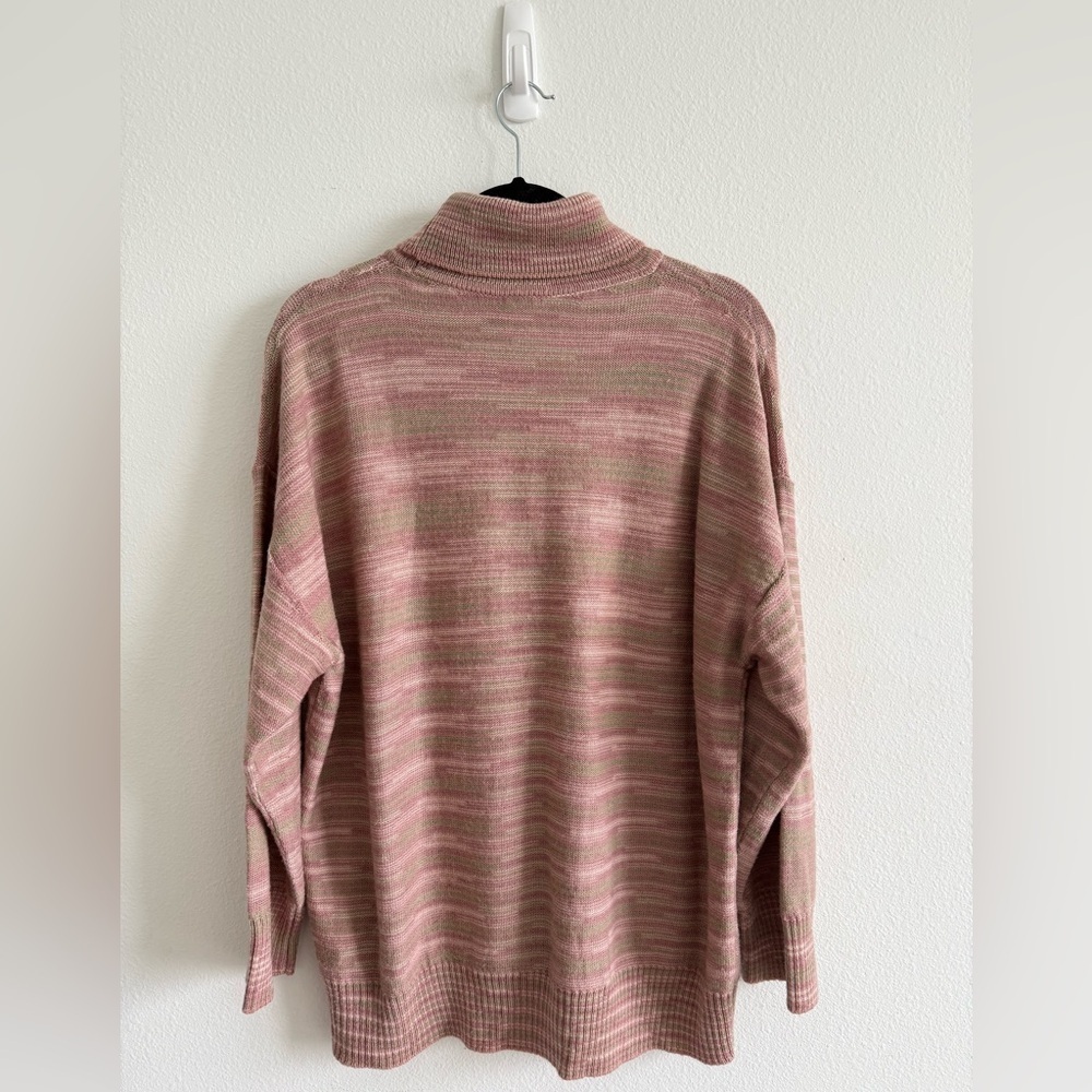 Missoni Pink Striped‎ Turtleneck Sweater - Picture 2 of 5